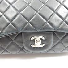 Load image into Gallery viewer, Chanel Classic Flap Large Lambskin Bag Black/Silver