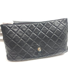 Load image into Gallery viewer, Chanel Classic Flap Large Lambskin Bag Black/Silver