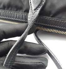 Load image into Gallery viewer, Prada Tessuto Nylon Saffiano Tote Black TWS