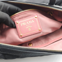Load image into Gallery viewer, Prada Tessuto Nylon Saffiano Tote Black TWS