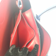Load image into Gallery viewer, Prada Blue Saffiano Cuir Leather Medium Double Handle Tote TWS