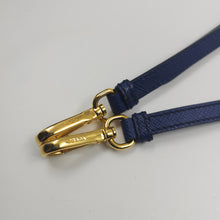 Load image into Gallery viewer, Prada Blue Saffiano Cuir Leather Medium Double Handle Tote TWS