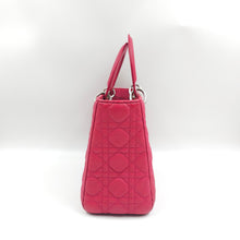 Load image into Gallery viewer, Christian Dior caviar leather medium cannage LadyDior bag (2015) TWS