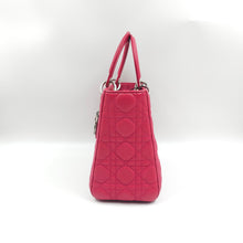 Load image into Gallery viewer, Christian Dior caviar leather medium cannage LadyDior bag (2015) TWS