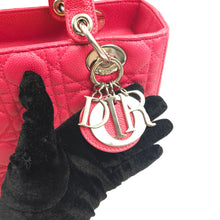 Load image into Gallery viewer, Christian Dior caviar leather medium cannage LadyDior bag (2015) TWS