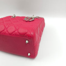 Load image into Gallery viewer, Christian Dior caviar leather medium cannage LadyDior bag (2015) TWS