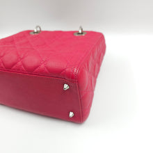 Load image into Gallery viewer, Christian Dior caviar leather medium cannage LadyDior bag (2015) TWS