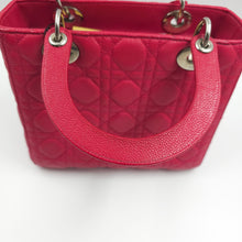 Load image into Gallery viewer, Christian Dior caviar leather medium cannage LadyDior bag (2015) TWS