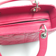 Load image into Gallery viewer, Christian Dior caviar leather medium cannage LadyDior bag (2015) TWS