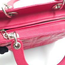 Load image into Gallery viewer, Christian Dior caviar leather medium cannage LadyDior bag (2015) TWS