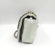 Load image into Gallery viewer, Chanel white quilted leather pondicherry flap bag TWS