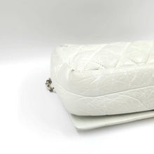 Load image into Gallery viewer, Chanel white quilted leather pondicherry flap bag TWS