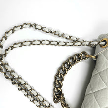 Load image into Gallery viewer, Chanel white quilted leather pondicherry flap bag TWS