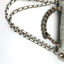 Load image into Gallery viewer, Chanel white quilted leather pondicherry flap bag TWS