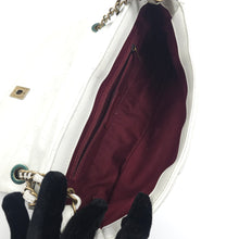 Load image into Gallery viewer, Chanel white quilted leather pondicherry flap bag TWS