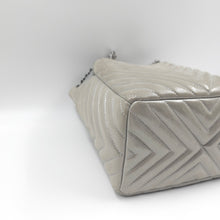 Load image into Gallery viewer, Chanel metallic calfskin chevron urban spirit bucket bag