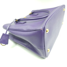 Load image into Gallery viewer, Prada Purple Saffiano Lux Leather Galleria tote TWS