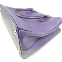 Load image into Gallery viewer, Prada Purple Saffiano Lux Leather Galleria tote TWS