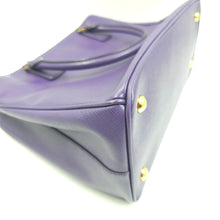 Load image into Gallery viewer, Prada Purple Saffiano Lux Leather Galleria tote TWS