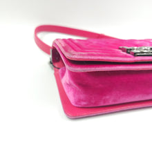 Load image into Gallery viewer, Chanel Pink Velvet Small LeBoy Bag TWS