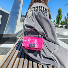 Load image into Gallery viewer, Chanel Pink Velvet Small LeBoy Bag TWS