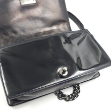 Load image into Gallery viewer, Chanel Black Quilted Patent Leather Medium Boy Flap Bag TWS