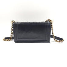 Load image into Gallery viewer, Chanel Black Lambskin Medium LeBoy Flap bag TWS