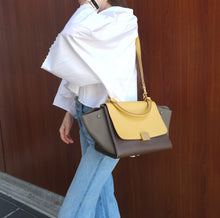 Load image into Gallery viewer, Celine Calfskin Medium Trapeze Bag TWS