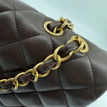 Load image into Gallery viewer, Chanel Brown Lambskin Jumbo Classic Flap Bag TWS