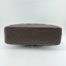 Load image into Gallery viewer, Chanel Brown Lambskin Jumbo Classic Flap Bag TWS