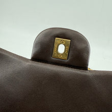 Load image into Gallery viewer, Chanel Brown Lambskin Jumbo Classic Flap Bag TWS