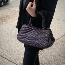 Load image into Gallery viewer, Bottega Veneta Purple Intrecciato Leather Tote