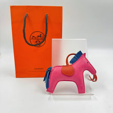 Load image into Gallery viewer, Hermès Milo Lambskin Rodeo Horse Bag Charm MM TWS