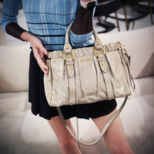 Load image into Gallery viewer, Miu Miu Vitello Shine Satchel Leather Bag TWS