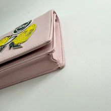 Load image into Gallery viewer, Christian Dior Diorama Patch Embellished Leather Wallet on Chain TWS
