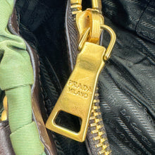 Load image into Gallery viewer, Prada Green Tessuto Nylon Gaufre Tote Bag TWS