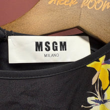 Load image into Gallery viewer, MSGM 100% Silk Printed Cape- Style Dress