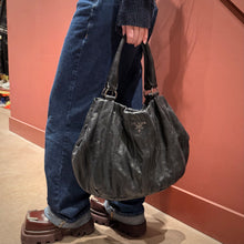 Load image into Gallery viewer, Prada Nappa Mordore Stripes Tote