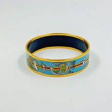 Load image into Gallery viewer, Hermes concours enamel bangle bracelet TWS