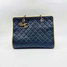 Load image into Gallery viewer, Chanel Lambskin CC Chain Leather Tote TWS