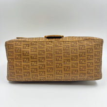Load image into Gallery viewer, Fendi Gold Zucchino Canvas Mamma Forever Shoulder Bag TWS