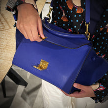 Load image into Gallery viewer, Celine Medium Calfskin & Suede Leather Trapeze bag TWS