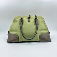 Load image into Gallery viewer, Prada Enameled Metal Triangle Dome Handbag TWS