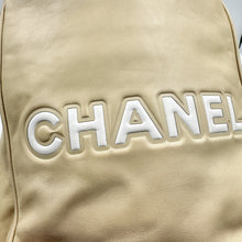 Load image into Gallery viewer, Chanel Lambskin Logo Camellia Tote Bag TWS