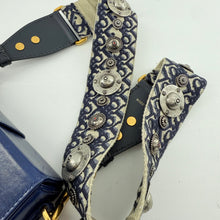 Load image into Gallery viewer, Christian Dior Navy Blue Leather 30 Montaigne Box Shoulder Bag