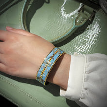 Load image into Gallery viewer, Hermes concours enamel bangle bracelet TWS