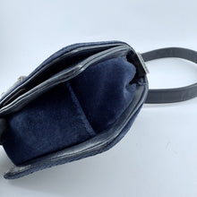 Load image into Gallery viewer, Chanel Navy Blue Velvet Mini Le Boy Bag
