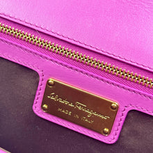 Load image into Gallery viewer, Ferragamo Stitched Calfskin Medium Ginny Shoulder Bag TWS