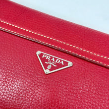 Load image into Gallery viewer, Prada Red Leather Shoulder Bag TWS