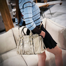 Load image into Gallery viewer, Miu Miu Vitello Shine Satchel Leather Bag TWS